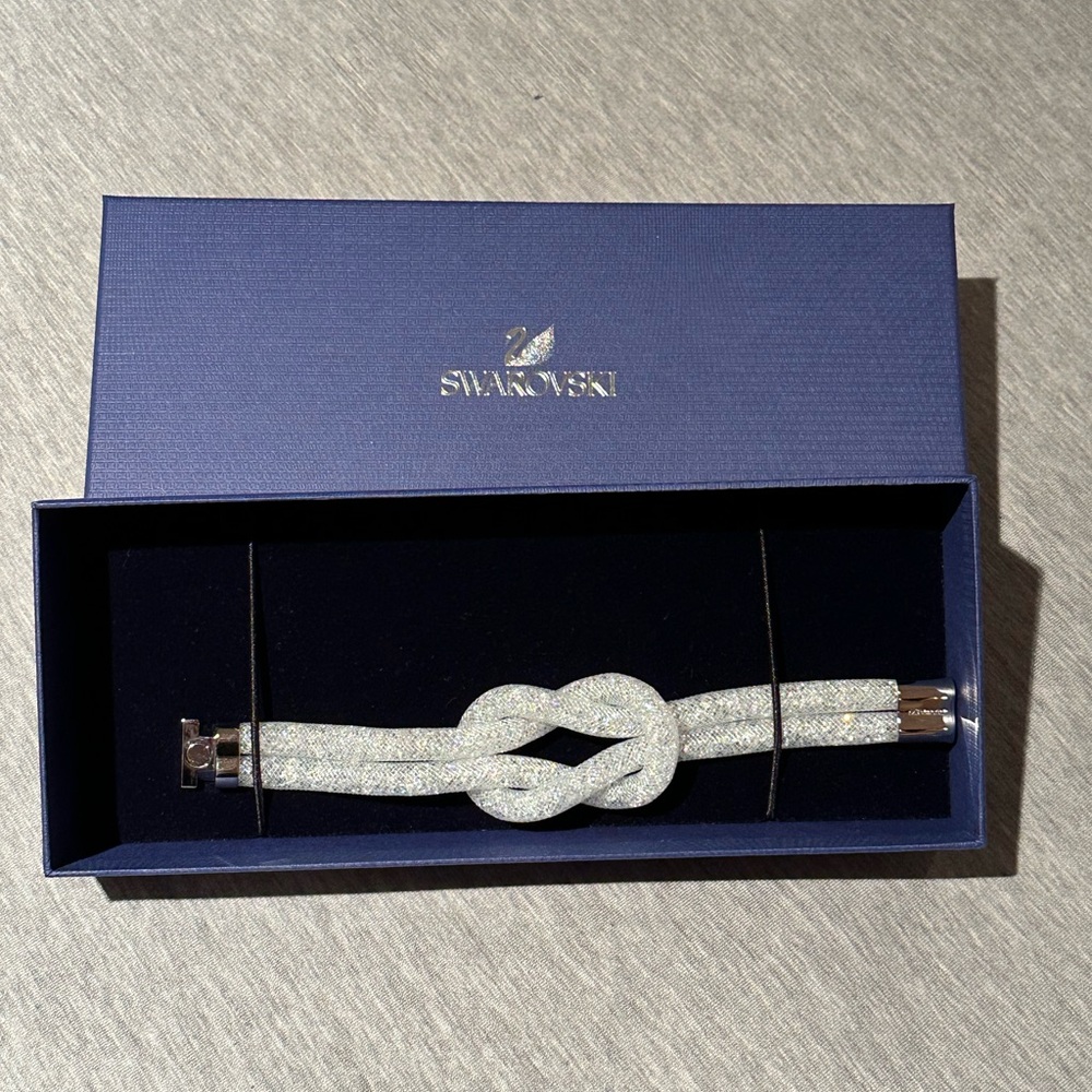 Swarovski Silver Knot Bracelet